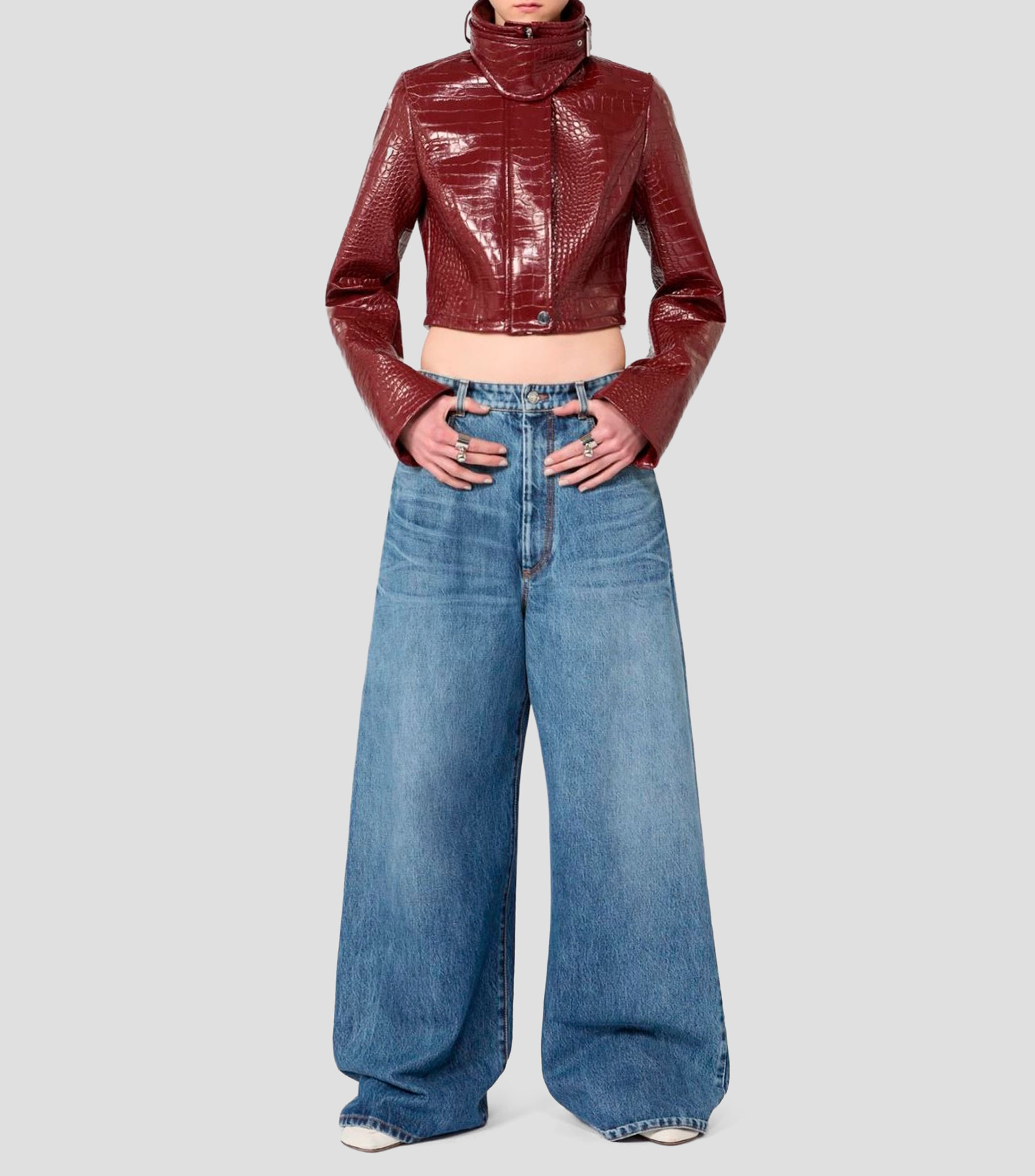 Jeans amplio Mujer